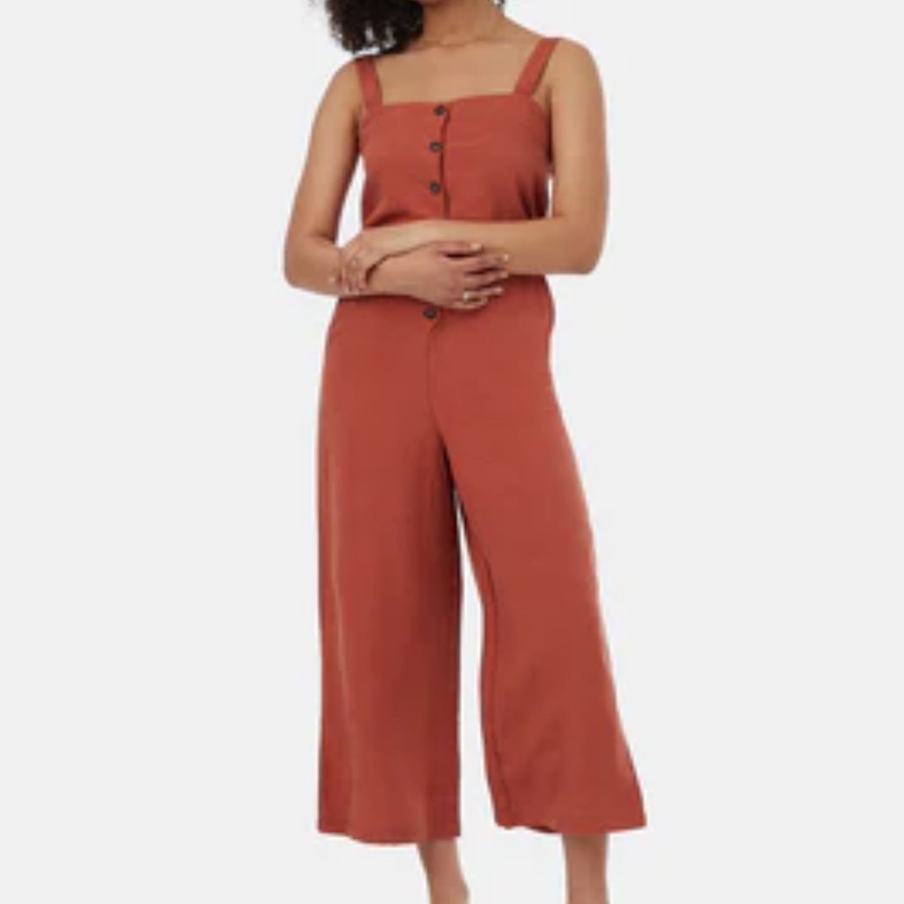 IN LOOM Wide leg button front wrap jumpsut